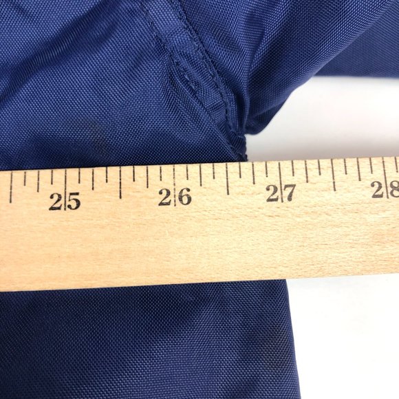 Vintage Nike Jacket Men's Large Blue & Black Half Zip Pull Over Puffer Pockets - Picture 15 of 15